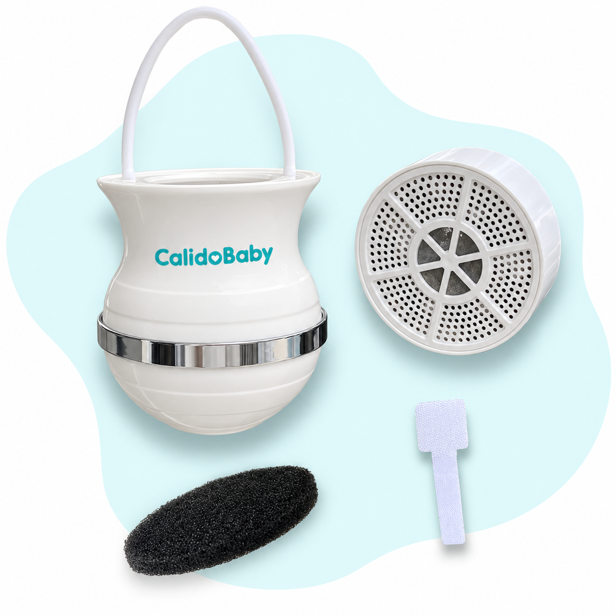 Cosa c’è di nuovo in CalidoBaby 2.0?Dopo mesi di test e feedback da parte dei clienti, abbiamo progettato il nuovissimo filtro da bagno CalidoBaby 2.0. Non è solo un aggiornamento: è un modo più efficace e affidabile per proteggere la pelle del tuo bambino e mantenere l’acqua più limpida che mai.
